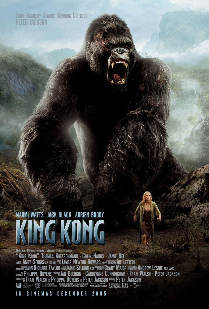 2005 King Kong movie poster