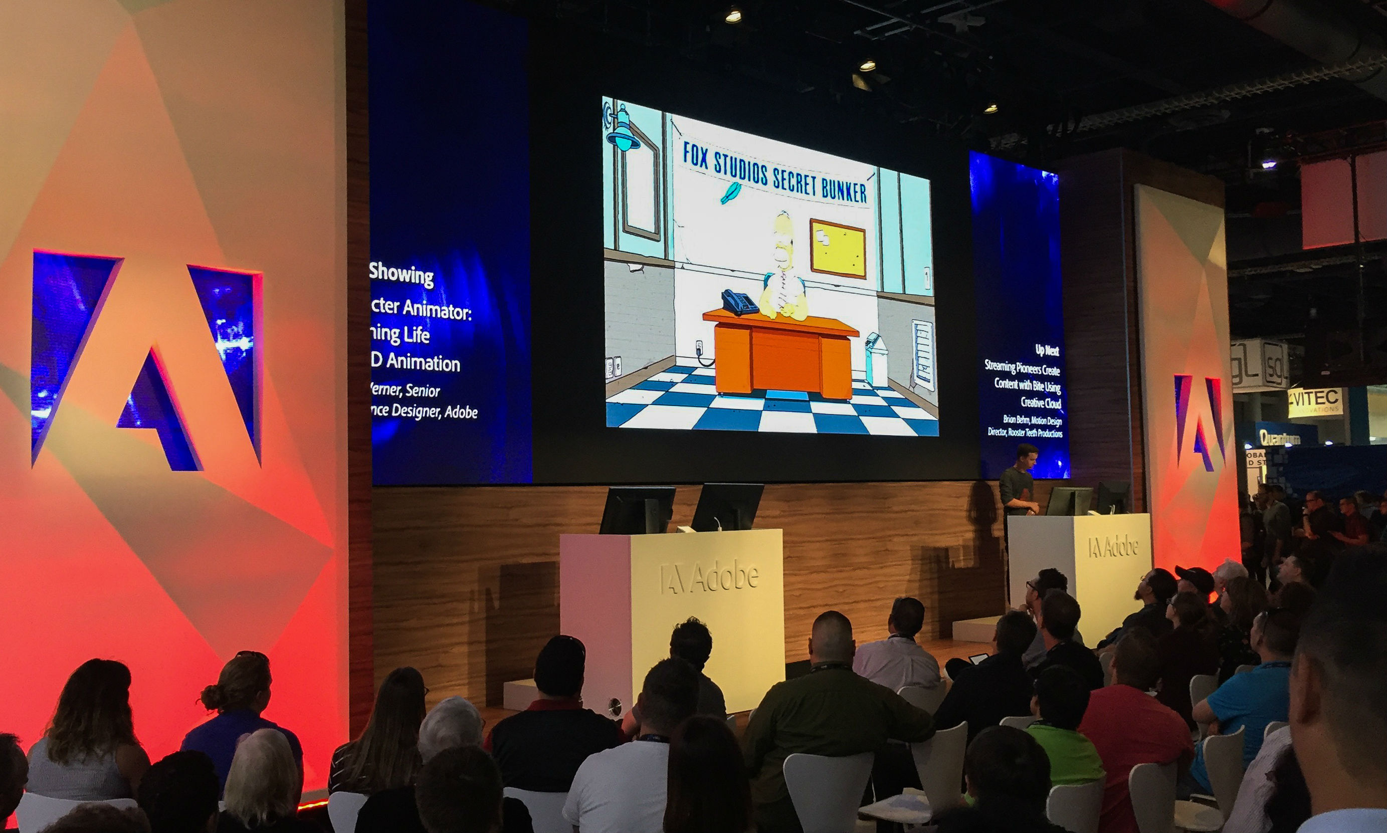 Adobe booth NAB Show 2017