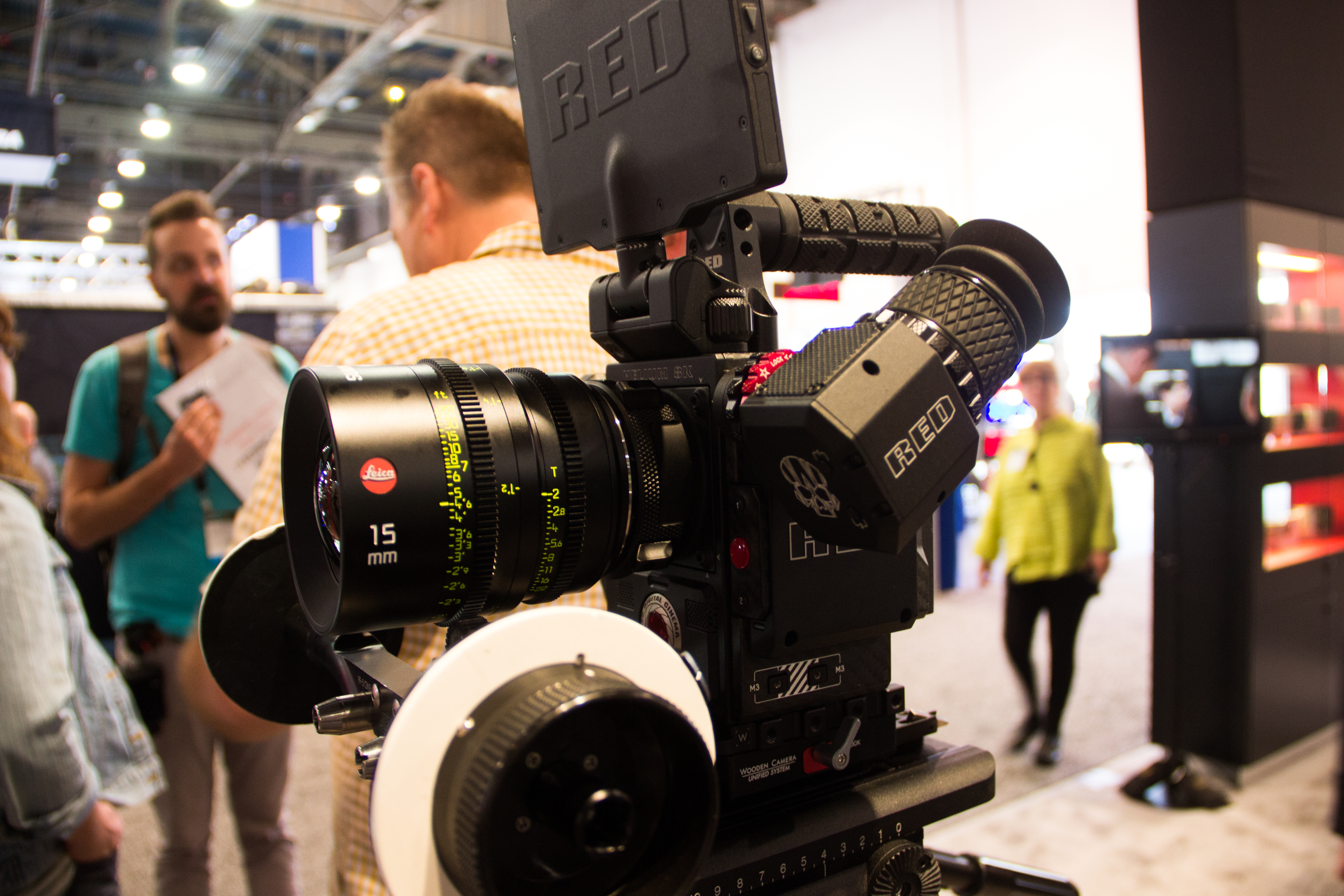 Leica lenses on a RED camera NAB Show 2017