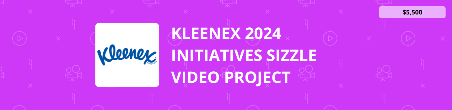 Kleenex 2024 Initiatives Sizzle Video Project