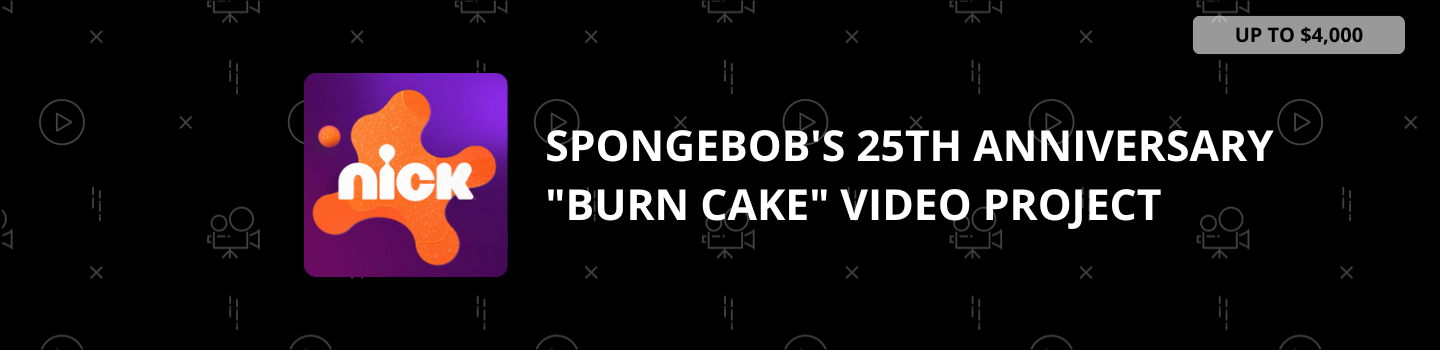 SpongeBob's 25th Anniversary "Burn Cake" Video Project