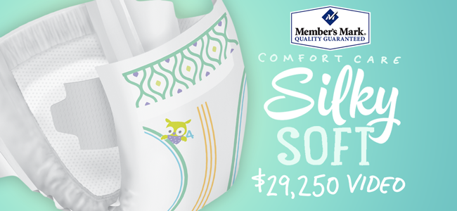 Comfort Care Diapers “Silky Soft” Video Project for Member´s Mark