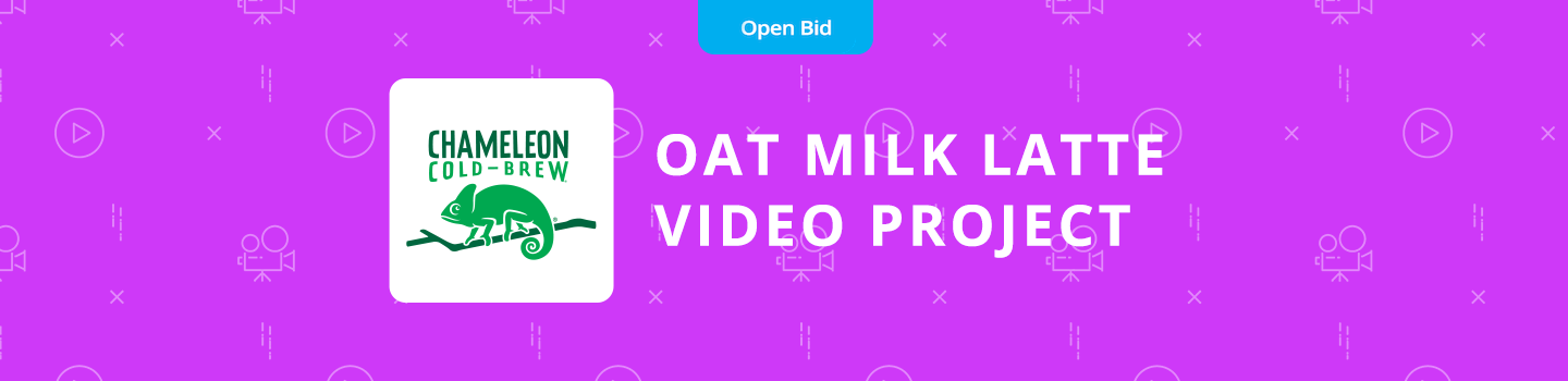 Chameleon Cold Brew Oat Milk Latte Video Project