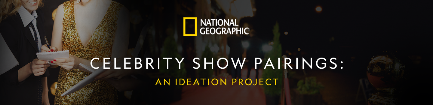 Celebrity Show Pairings: TV Show Ideation Project