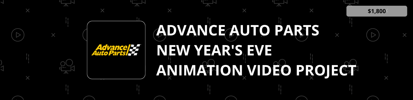 Advance Auto Parts New Year's Eve Animation Video Project