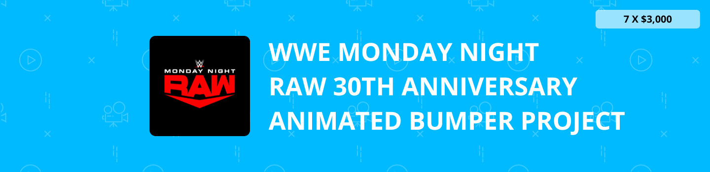 WWE Monday Night RAW 30th Anniversary Animated Bumper Project