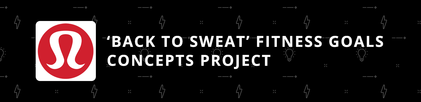 Back to Sweat Fitness Goals Concepts Project