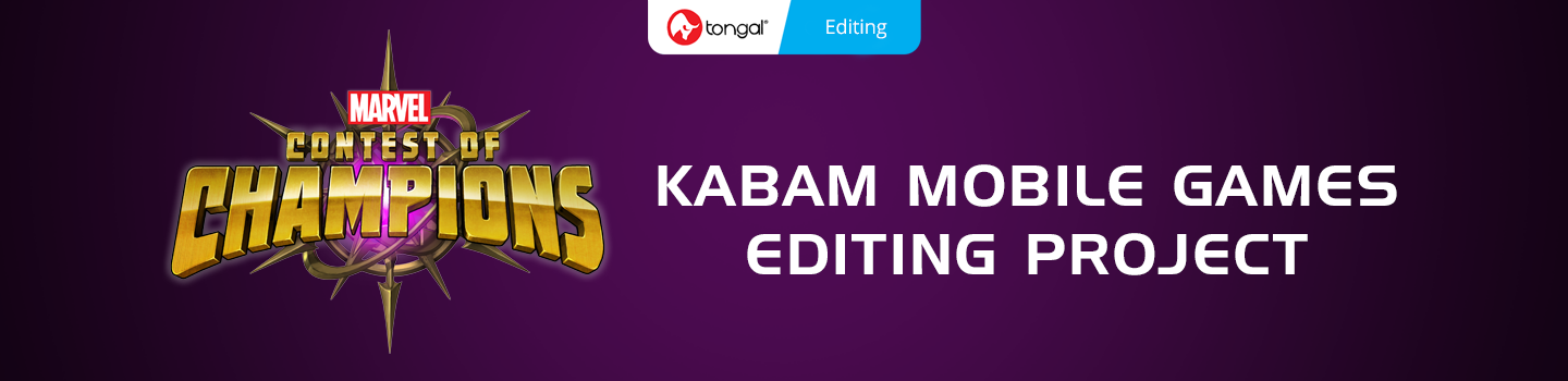 Kabam Mobile Games Editing Project
