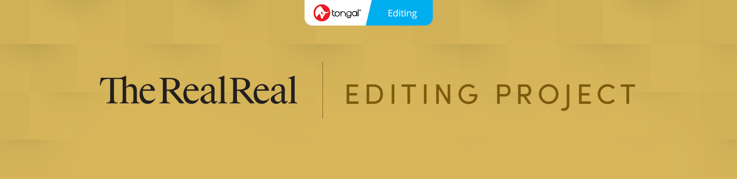 The RealReal Editing Project