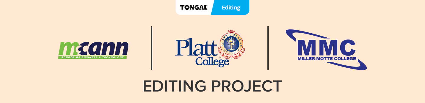 McCann Platt College Miller-Motte College Editing Project