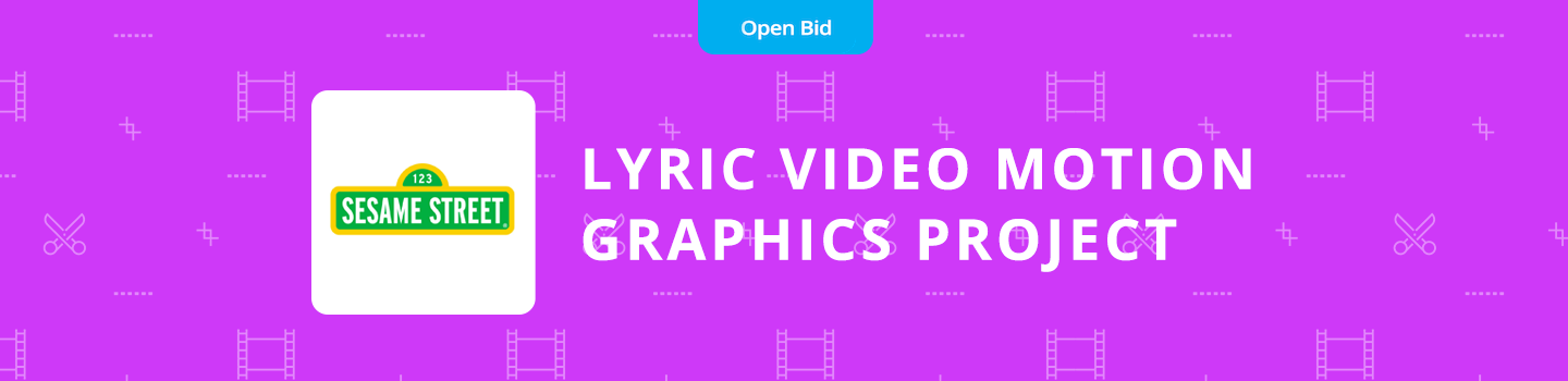 Sesame Street Lyric Video Motion Graphics Project