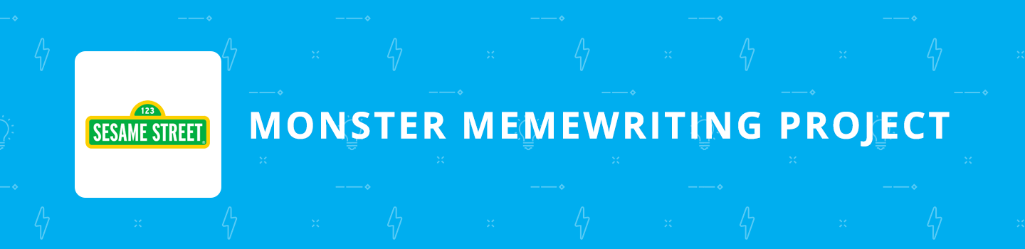 Sesame Street Monster Memewriting Project