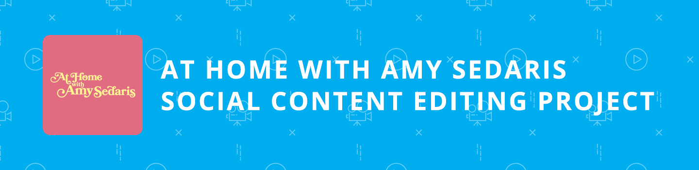 At Home with Amy Sedaris Social Content Editing Project
