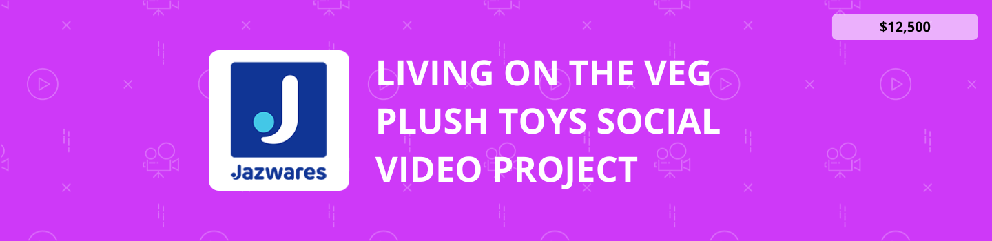 Living on the Veg Plush Toys Social Video Project
