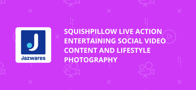 SquishPillow Video and Lifestyle Photography Social Content Project for Jazwares