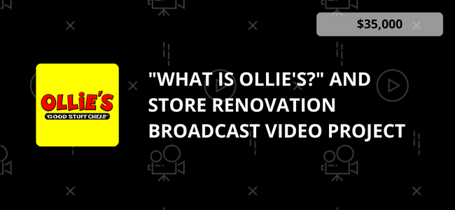 "What is Ollie's?" and Store Renovation Broadcast Video Project for Ollies Bargain Outlet
