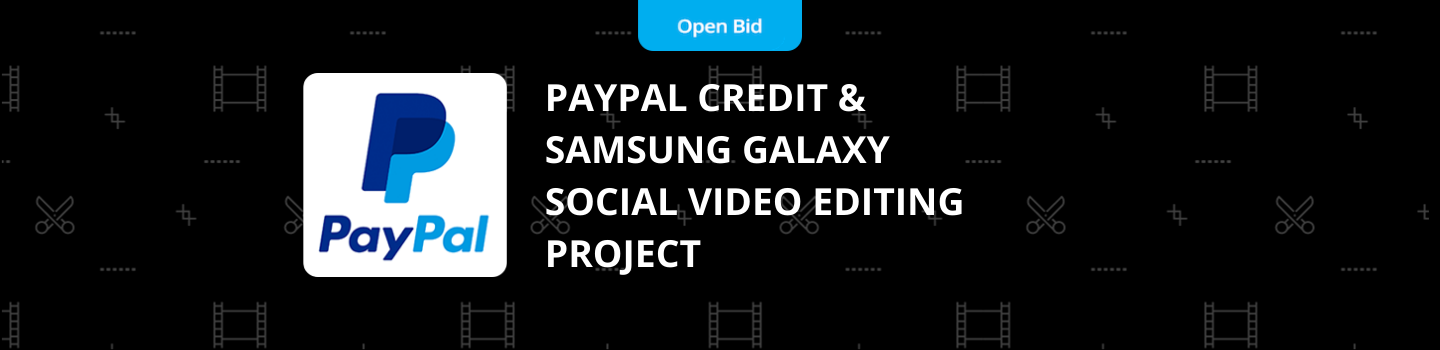 PayPal Credit & Samsung Galaxy Social Video Editing Project