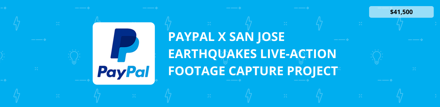 PayPal x San Jose Earthquakes Live-Action Footage Capture Project