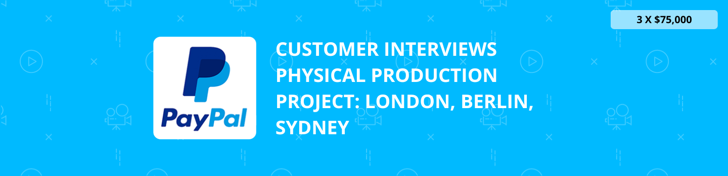 Customer Interviews Physical Production Project: London, Berlin, Sydney