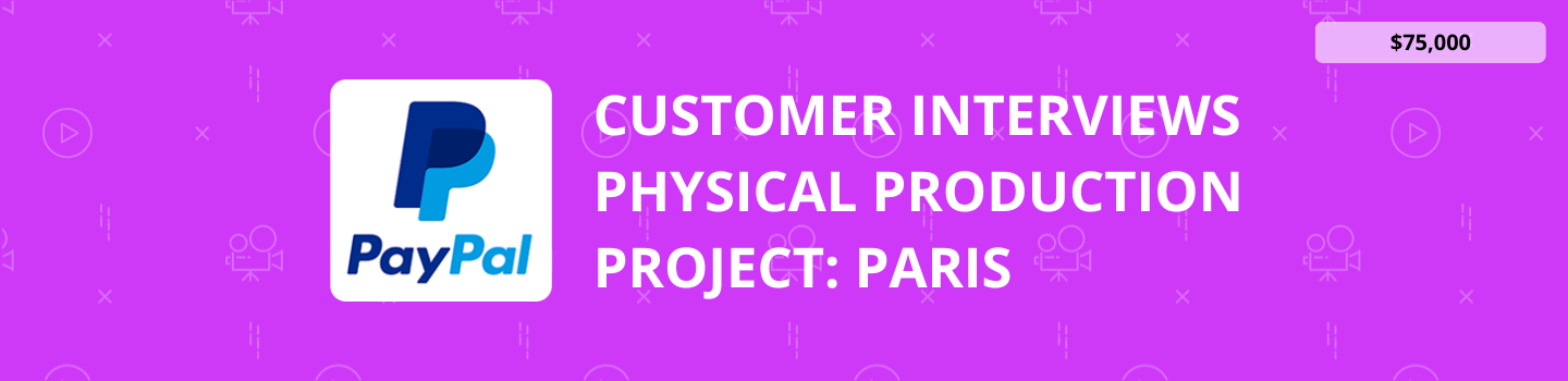 Customer Interviews Physical Production Project: Paris