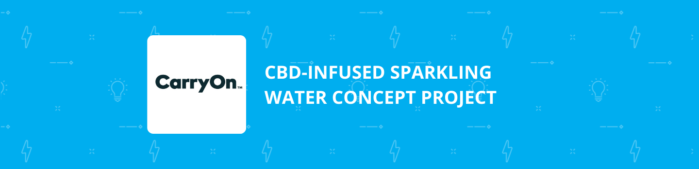 CarryOn CBD-infused Sparkling Water Concepting Project