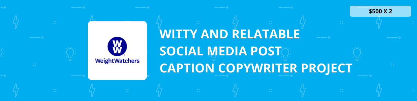 Witty and Relatable Social Media Post Caption Copywriter Project