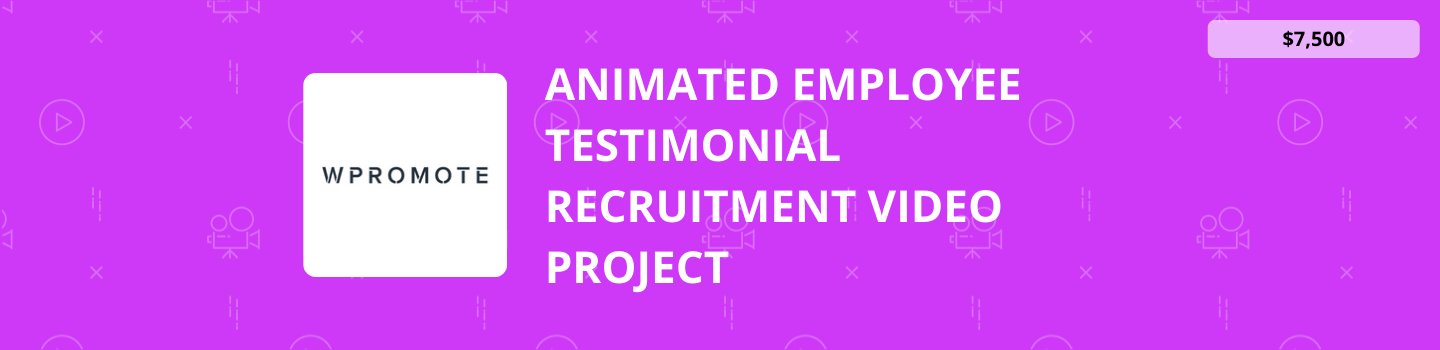 Animated Employee Testimonial Recruitment Video Project
