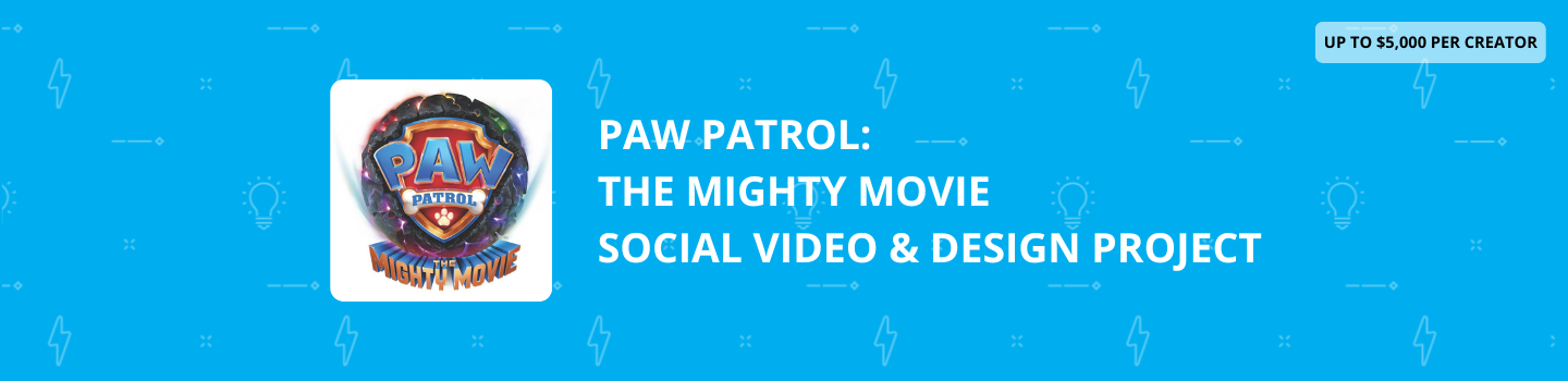 PAW Patrol: The Mighty Movie Social Video and Design Project