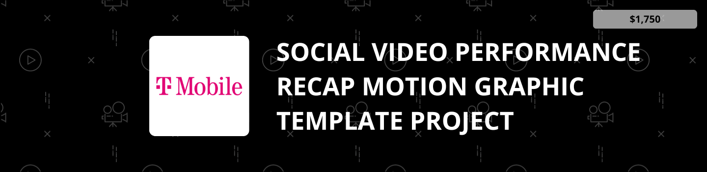 Social Video Performance Recap Motion Graphic Template Project