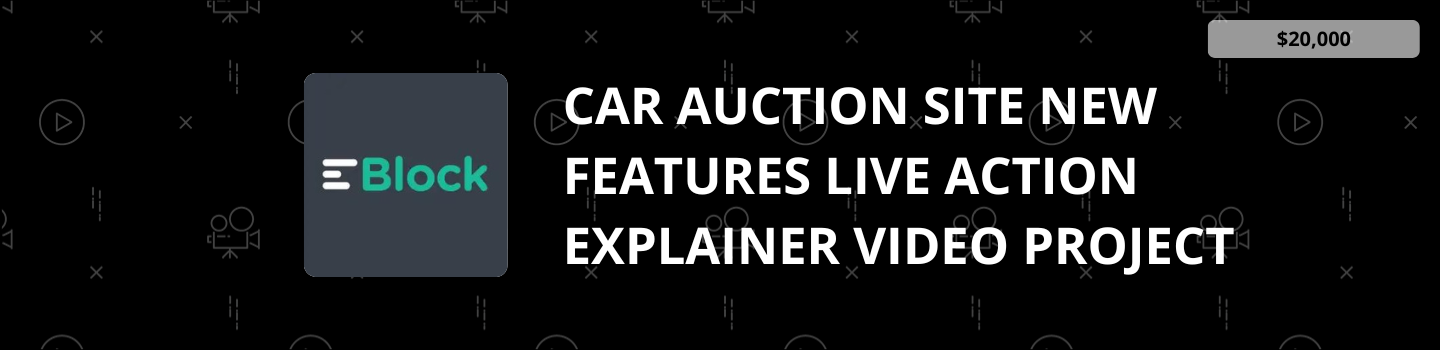 Car Auction Site New Features Live Action Explainer Video Project