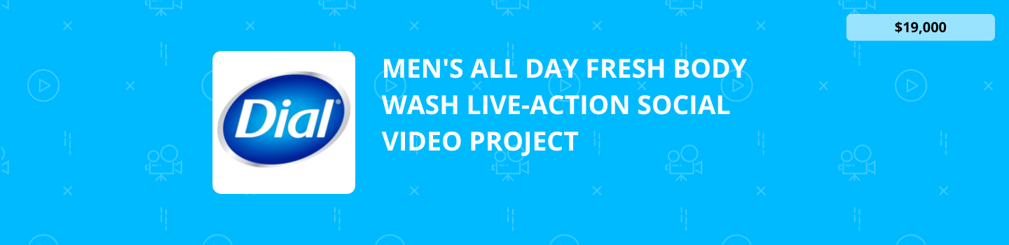 Men's All Day Fresh Body Wash Live-Action Social Video Project