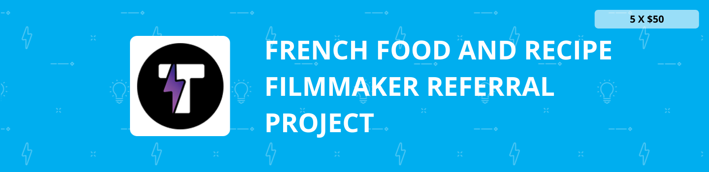 French Food and Recipe Filmmaker Referral Project
