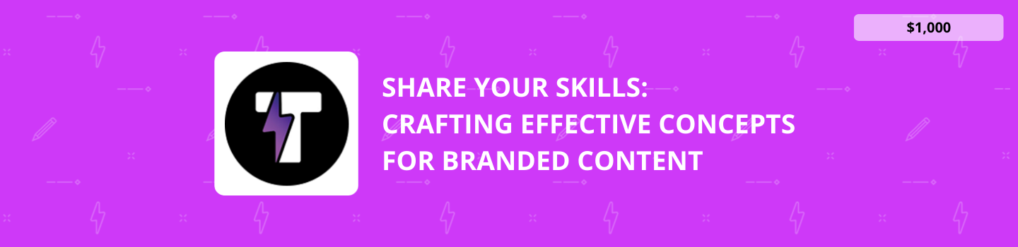 Share Your Skills: Crafting Effective Concepts for Branded Content
