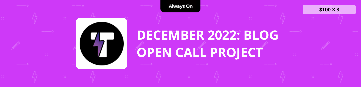 December 2022 Blog Open Call Project