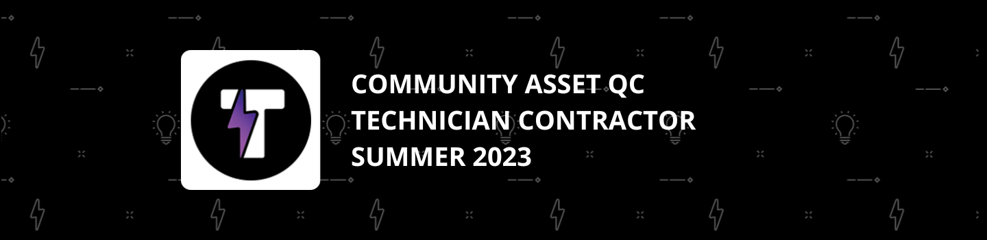 Community Asset QC Technician Contractor Summer 2023