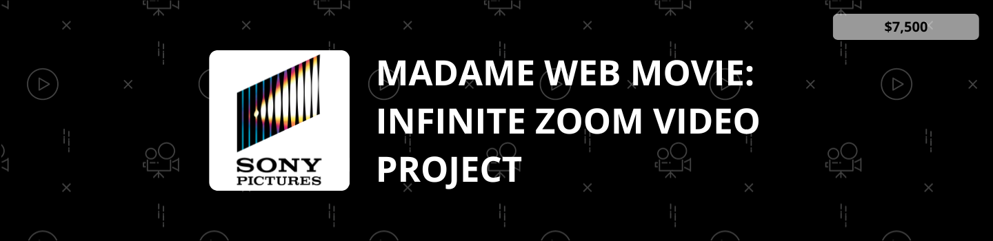 Madame Web Movie: Infinite Zoom Video Project