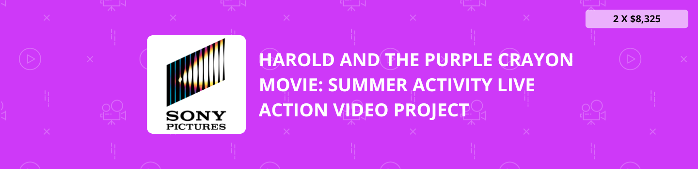 Harold and the Purple Crayon Movie: Summer Activity Live Action Video Project
