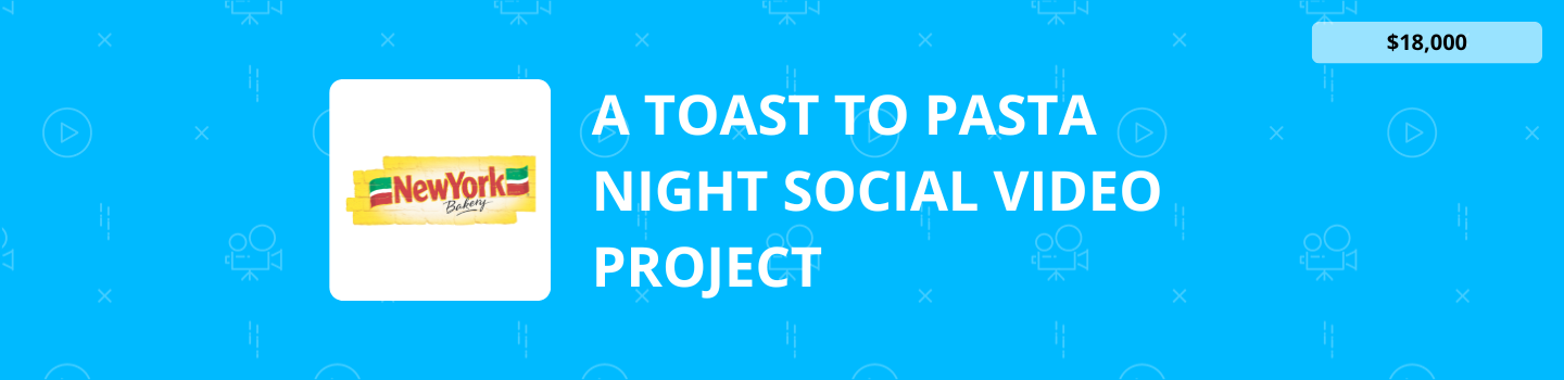 A Toast to Pasta Night Social Video Project