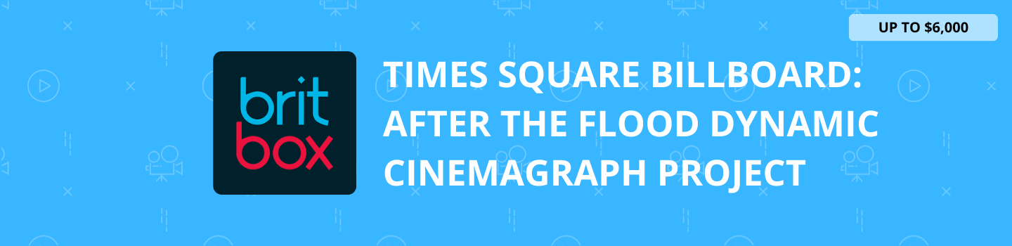 Times Square Billboard: After the Flood Dynamic Cinemagraph Project