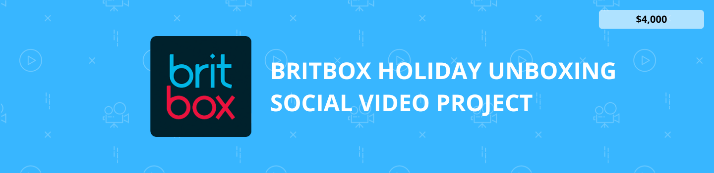 BritBox Holiday Unboxing Social Video Project