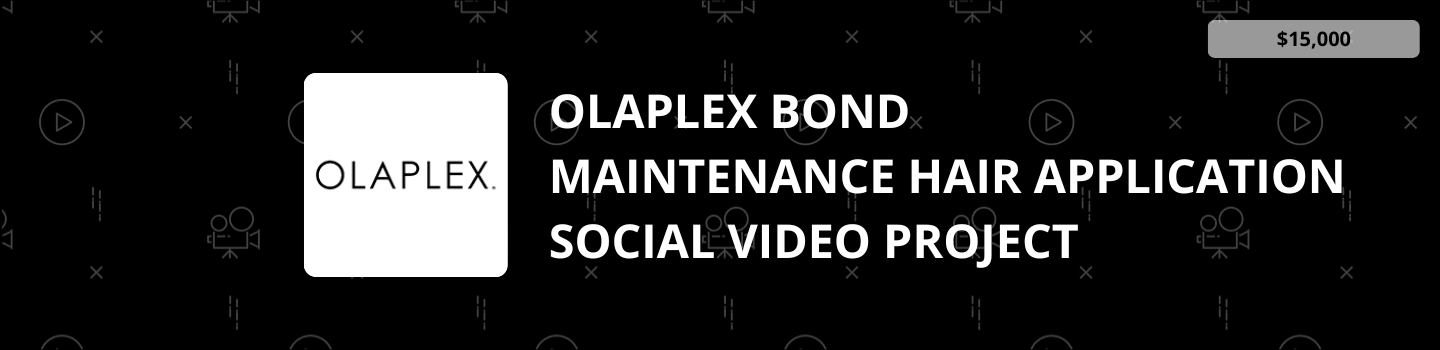 Olaplex Bond Maintenance Hair Application Social Video Project