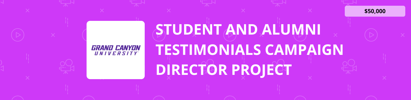 Student and Alumni Testimonials Campaign Director Project