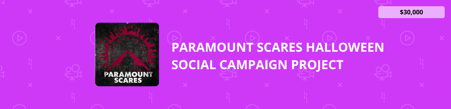 Paramount Scares Halloween Social Campaign Project