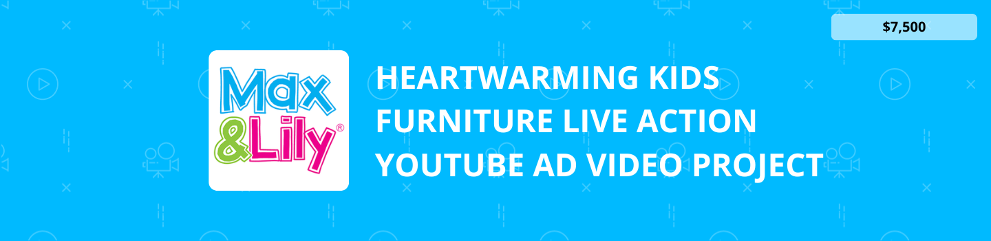 Heartwarming Kids Furniture Live Action YouTube Ad Video Project