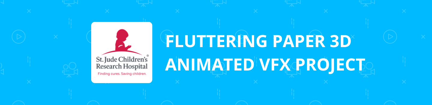 Fluttering Paper 3D Animated VFX Project