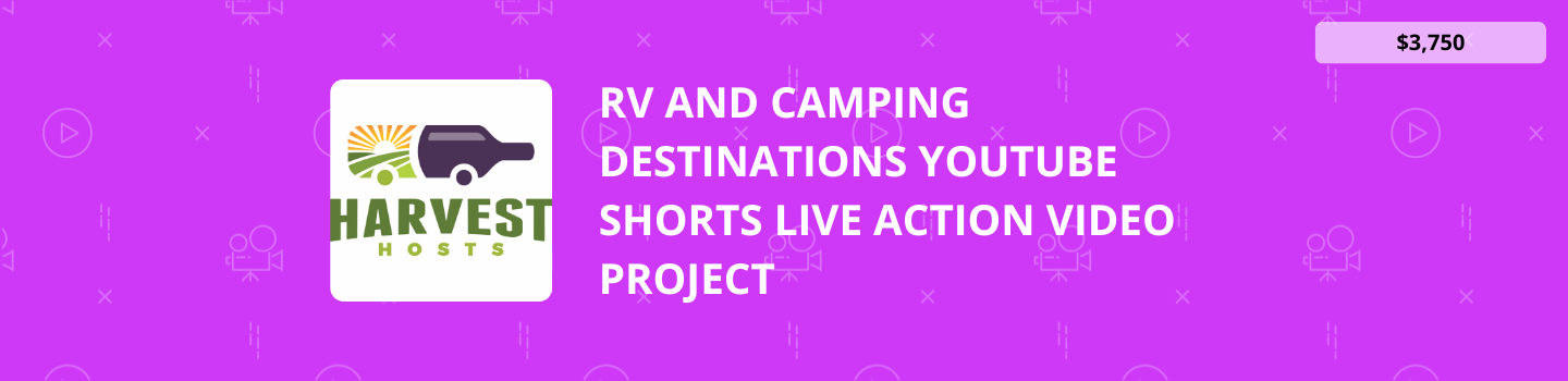 RV and Camping Destinations YouTube Shorts Live Action Video Project