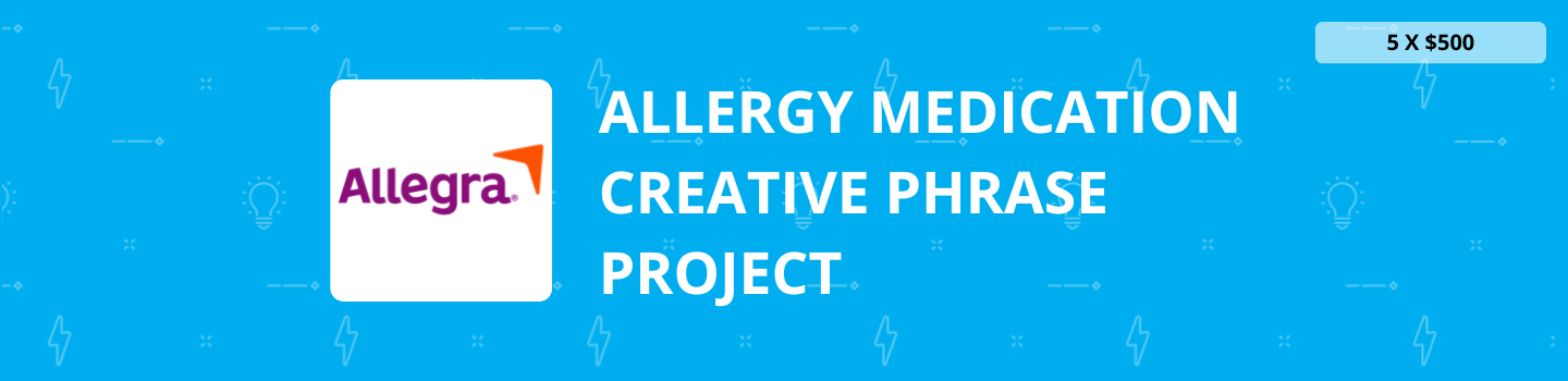 Allergy Medication Creative Phrase Project