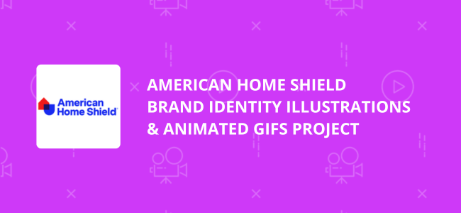 American Home Shield Brand Identity Illustrations & Animated GIFs Project for Frontdoor