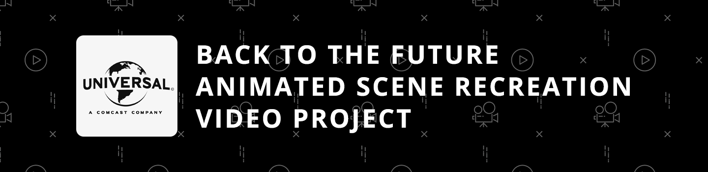 Back to the Future Animated Scene Recreation Video Project