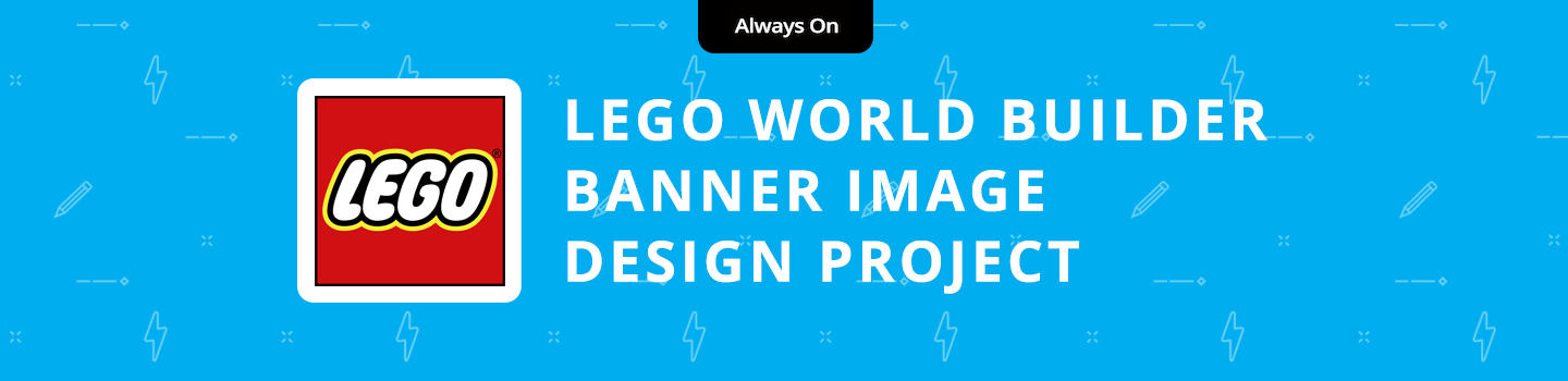 LEGO World Builder Banner Image Design Project